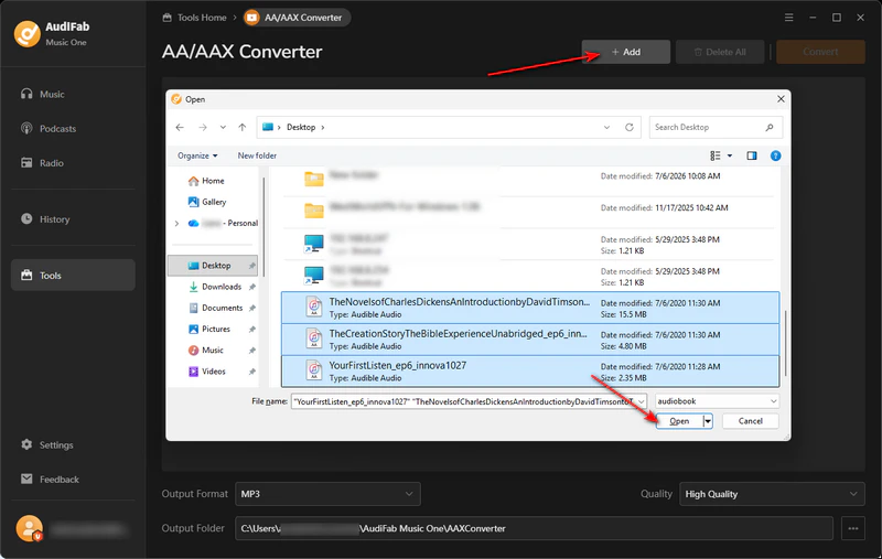Add AAX audiobooks to the AudiFab converter list