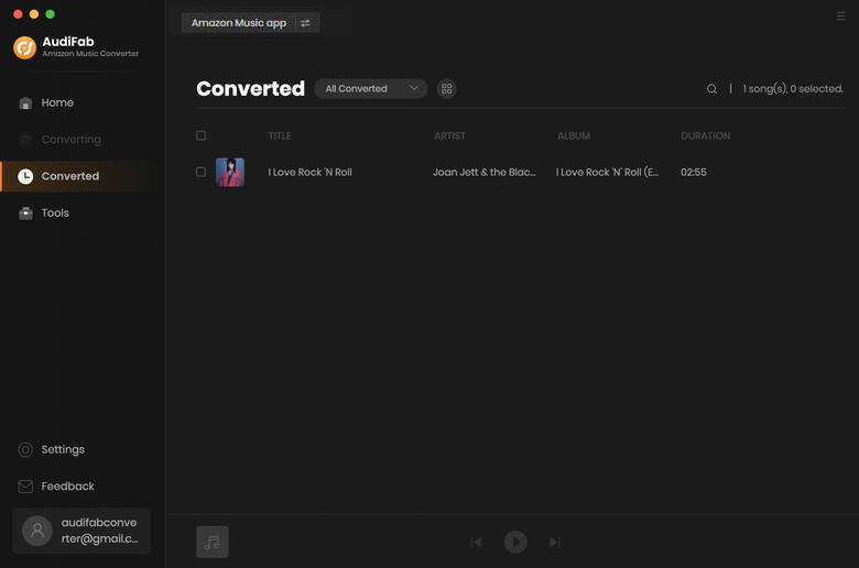 check converted history