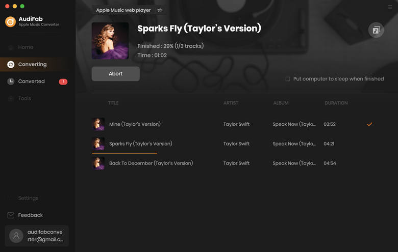 extract Apple Music tracks with lyrics 