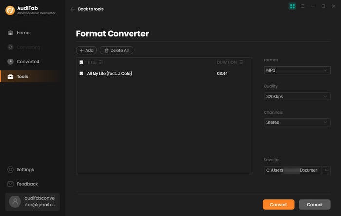 audifab format converter