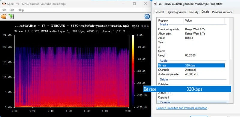 AudiFab YouTube MP3 Downloader 320kbps Audio Test
