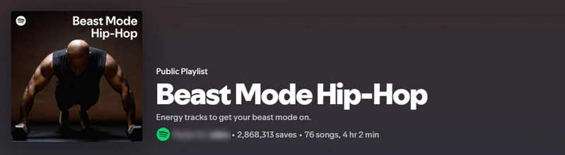 Beast mode Spotify Playlist