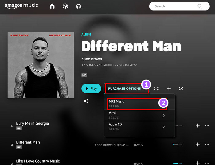 buy amazon music mp3