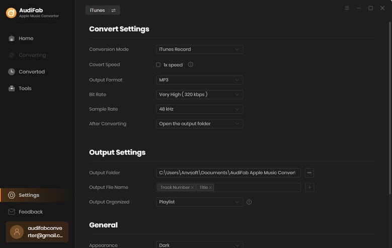 choose mp3 as the output format