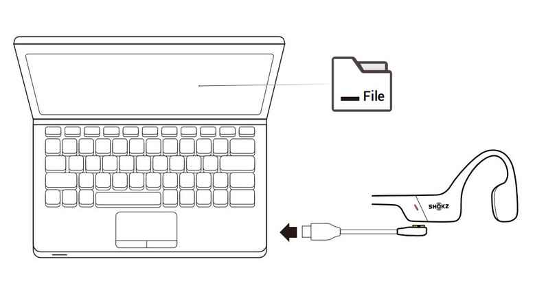 connect Shokz to computer