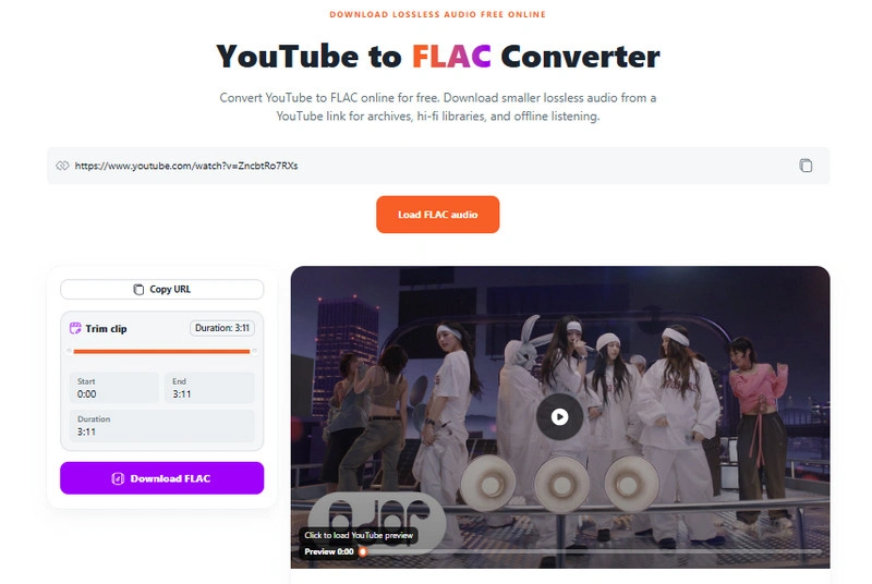 CutYT YouTube to FLAC