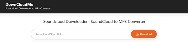 DownCloudMe online SoundCloud to MP3 downloader