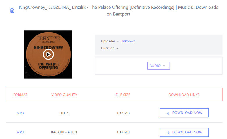 download beatport to mp3 via yt2save