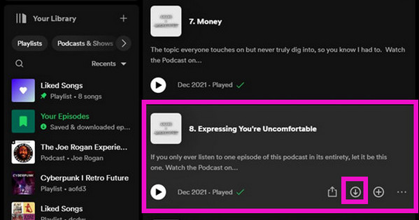 download spotify podcast desktop