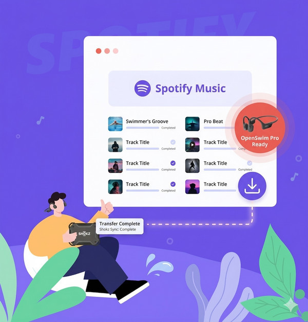 download spotify to shokz