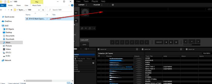 drag music to rekordbox