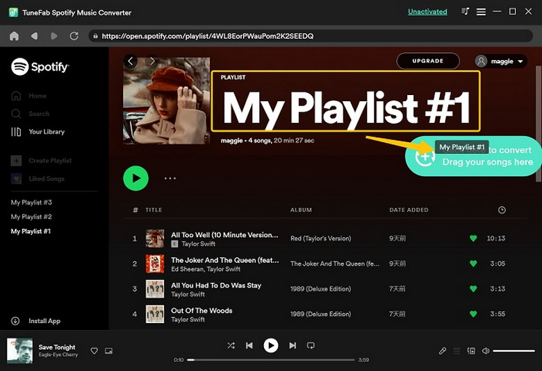 add spotify music to tunefab