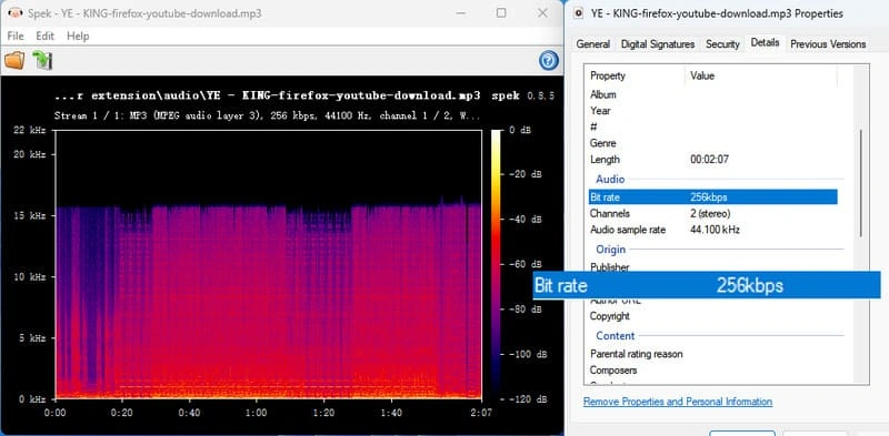 Easy YouTube Video Downloader Express 256kbps Audio Test