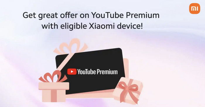 free youtube premium via xiaomi