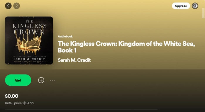 get free spotify audiobooks