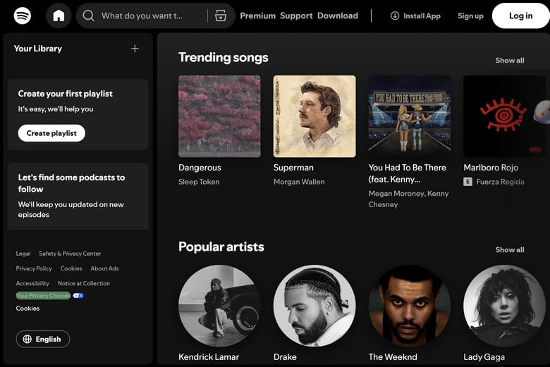 get spotify unblocked with spotify web player