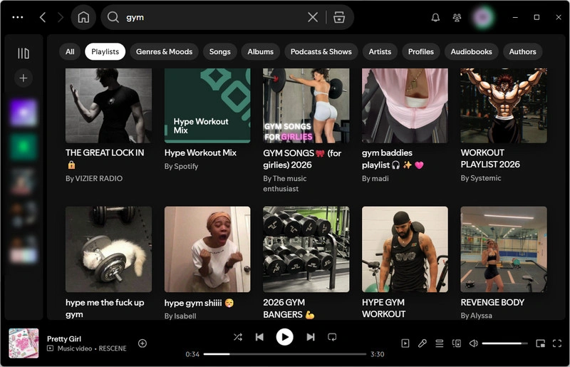 Spotify Gym playlists