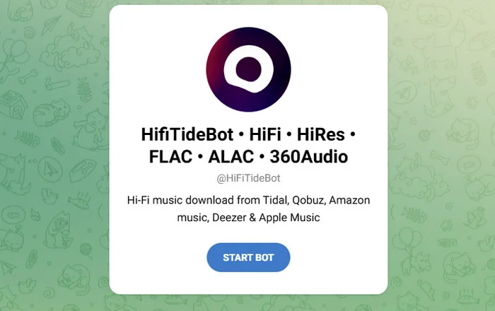 HiFiTideBot Telegram Bot