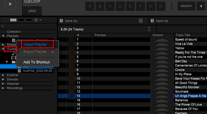 import track to rekordbox