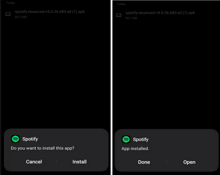 install spotify premium apk