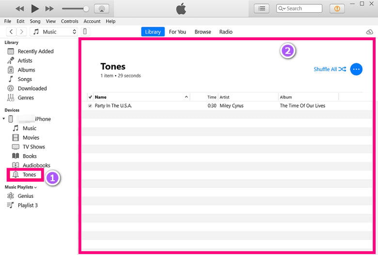 itunes tone