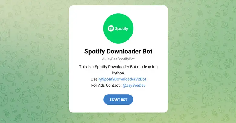 jaybeespotifybot telegram rare spotify tracks downloader