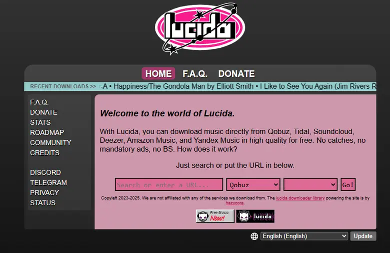Lucida free flac downloader sites