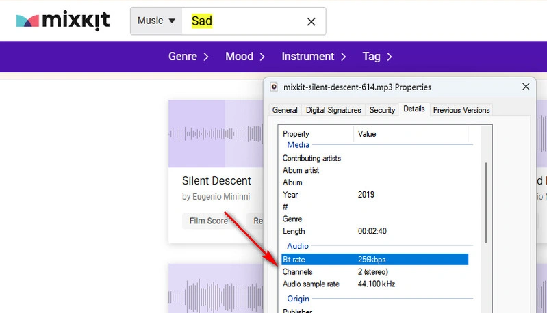 Mixkit Free Sad Music