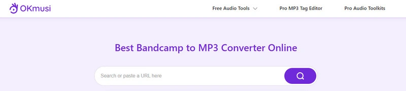 OKmusi Bandcamp to MP3 Converter Online