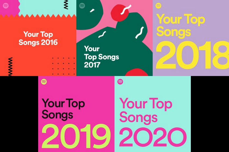 past spotify wrapped