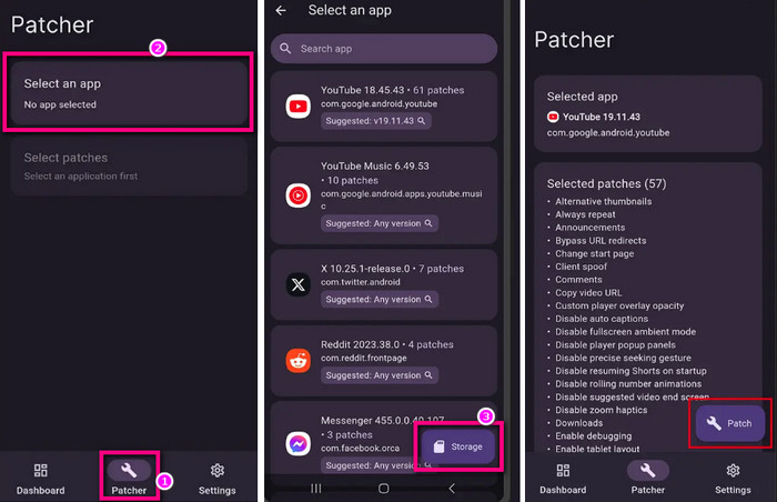 patch the youtube music apk