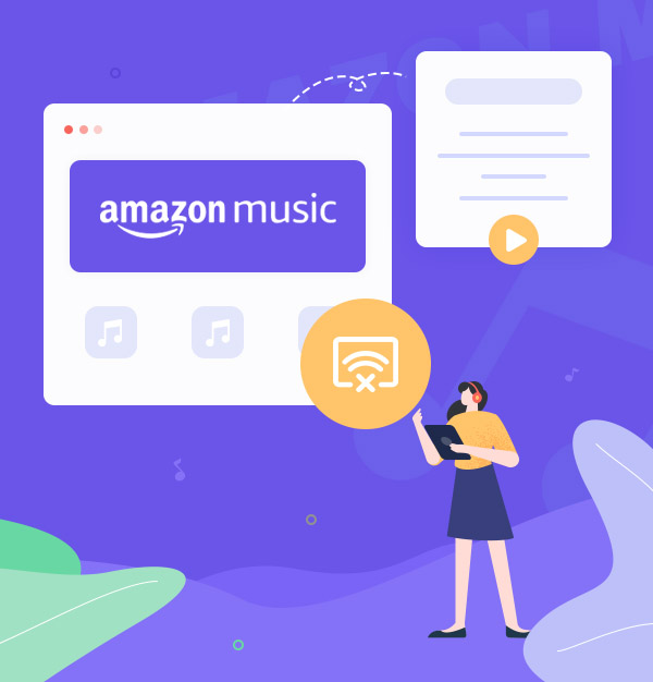 reproducir música de Amazon sin conexión