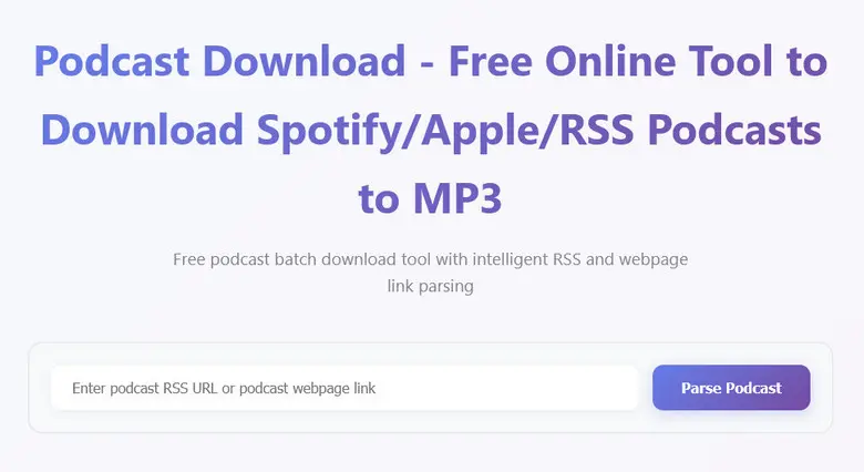 podcast download rss spotify
