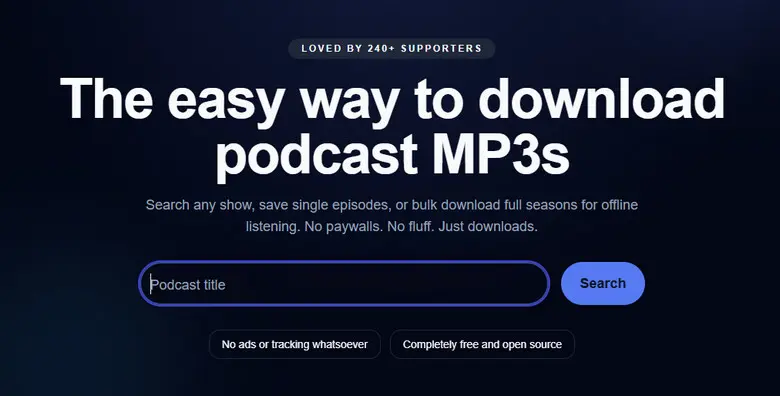 podcasttomp3 spotify podcast downloader