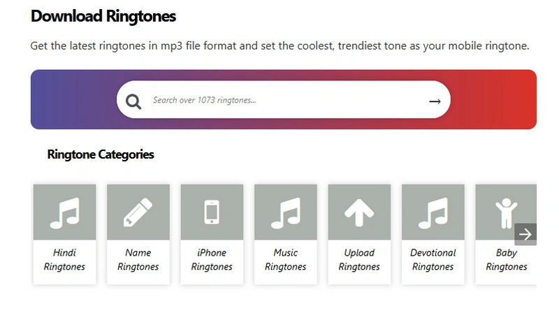 Prokerala Free mp3 Ringtones for Mobile Phones