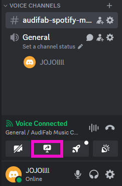 share screen on discord