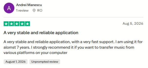 Sidify Spotify Music Converter positive review from real users 1