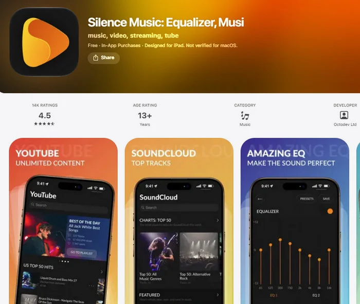Silence Music SoundCloud Equalizer