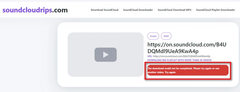 Soundcloudrips.com Free SoundCloud to WAV Online Converter