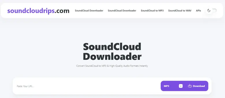 SoundcloudRips SoundCloud to MP3 downloader