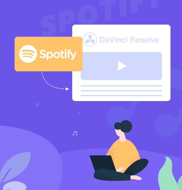 add spotify music to davinci resolve