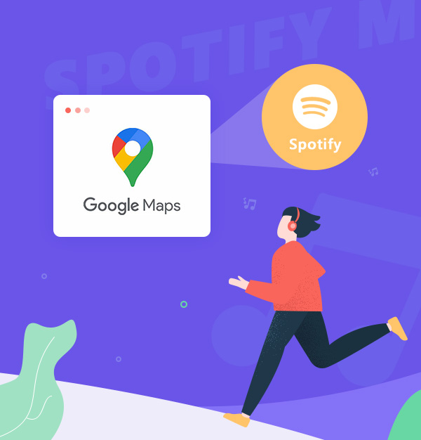 add spotify music to google maps