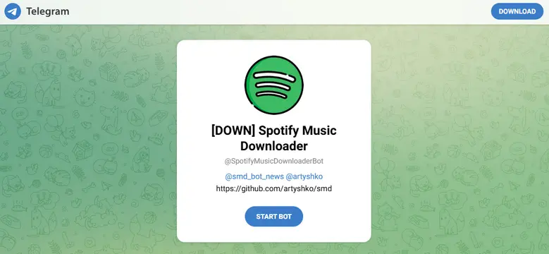 spotify music downloader bot