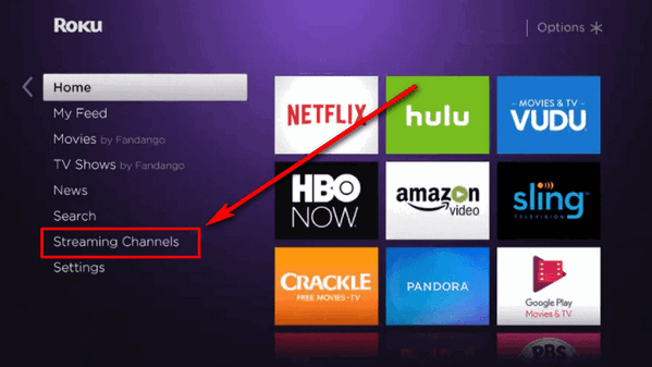 streaming channel on roku