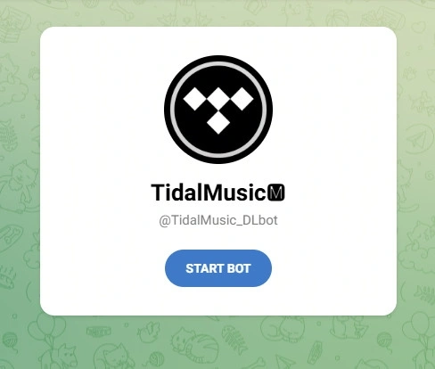 Telegram TidalMusic_DLbot