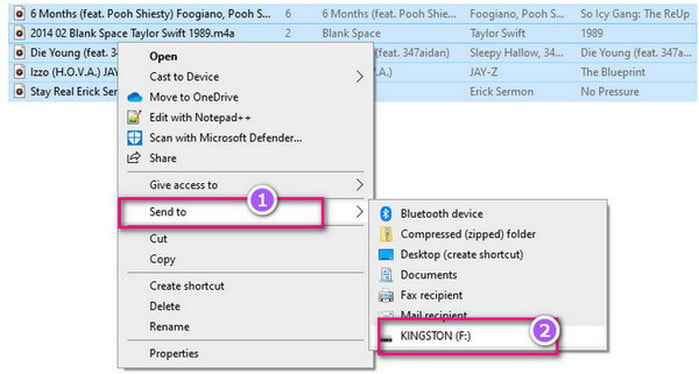 transfer spotify music to usb