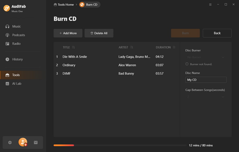 burn cd