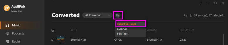export spotify to itunes