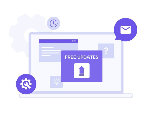 free updates and support