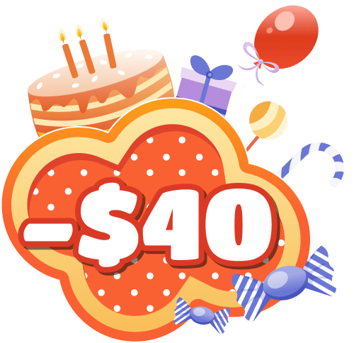 5th anniversary sale 40